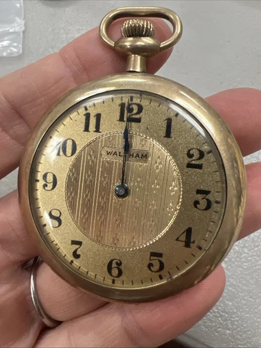 Antique Elgin Illinois pocket watch case Waltham double stock 15 jewels Ramona