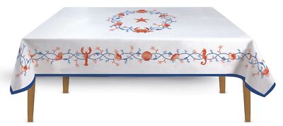 Tischdecke COTE DE MER Meeresküste 250x145cm Baumwolle Easy Life