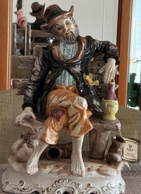 Exklusive große Capodimonte Porzellanfigur (45 cm).Aus Neapel-Neu