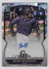 2023 Bowman Chrome Prospect Atomic Refractor /100 Bryant Betancourt Auto 09br