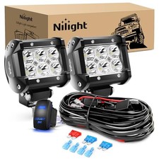 LED Light Bar 2PCS 18W Spot Led Pods Off Road Lights 12V 2Pcs 4" Spot Lights