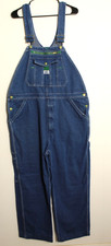 Men's 36 x 28 - LIBERTY RN20697 CARPENTER COTTON DENIM ZIPPER FLY BIB OVERALLS