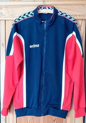 Trainingsjacke blau rot Erima Gr. 7