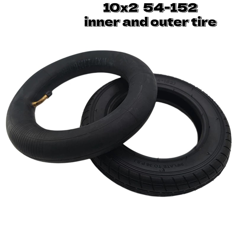 10*2(54-152) Pneumatic Tube & Tire 10x2 for Electric Scooter Children's Bicycle