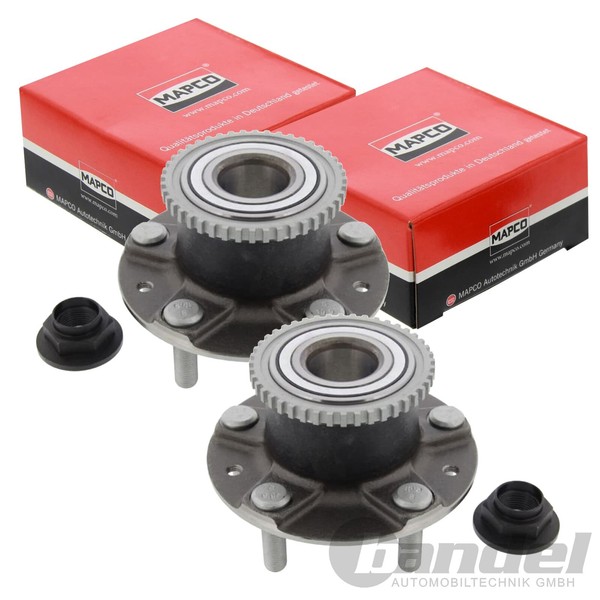 2X Mapco RADLAGER-SATZ Hinten Beidseitig Passend FüR Mazda 626 | 26538-image
