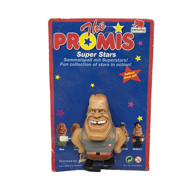 VINTAGE THE PROMIS SUPER STARS ARNOLD SCHWARZENEGGER WIND UP NEW ON CARD