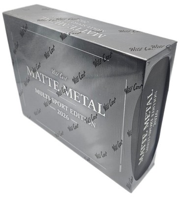 2026 Wild Card Matte Metal Multi Sport Edition Factory Sealed