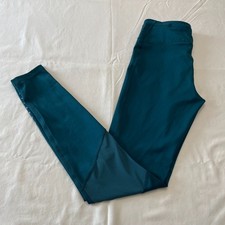 Old Navy Active Go-Dry Women's Blue Gray High Waisted Leggings Size Medium