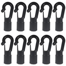 10pz Corda Shock Cord Guinzaglio Fine Gancio Clip Kayak Canoa Fissaggio Accessorio