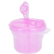 Baby Milk Powder Formula Dispenser Feeding Storage Container Double Layer