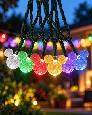 Disney Mickey Mouse 100 LED String Lights   66ft