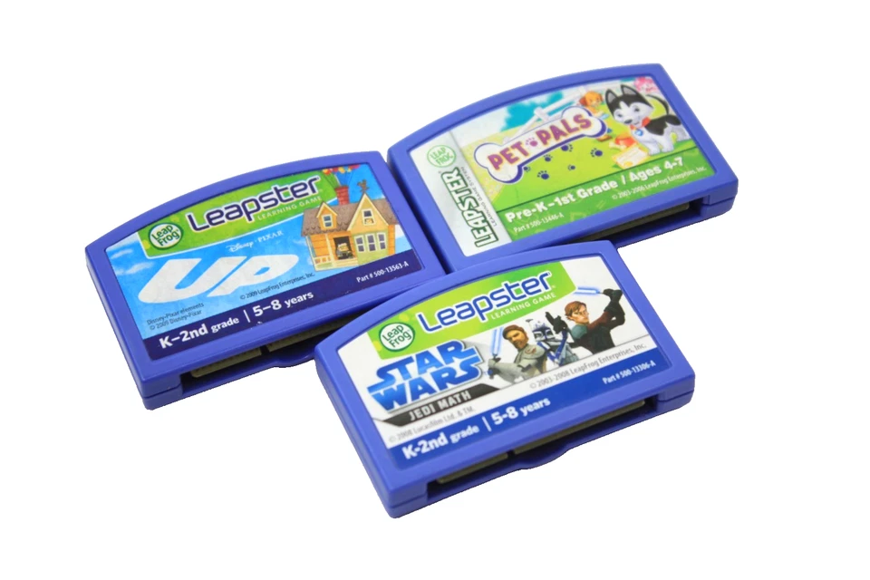 3 Leapster LeapFrog Star Wars Jedi Math - Pet Pals - Up Games - Image 2 of 3