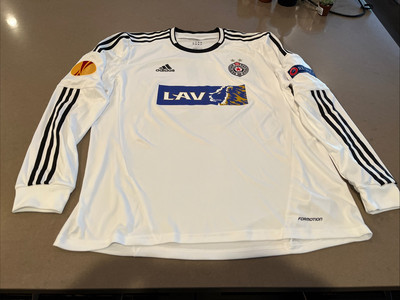 Match Worn Mitrovic Football Soccer Fulham Jersey Shirt Partizan