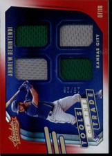 2021 ABSOLUTE TOOLS OF THE TRADE SWATCH SPECTRUM RED ANDREW BENINTENDI ROYALS