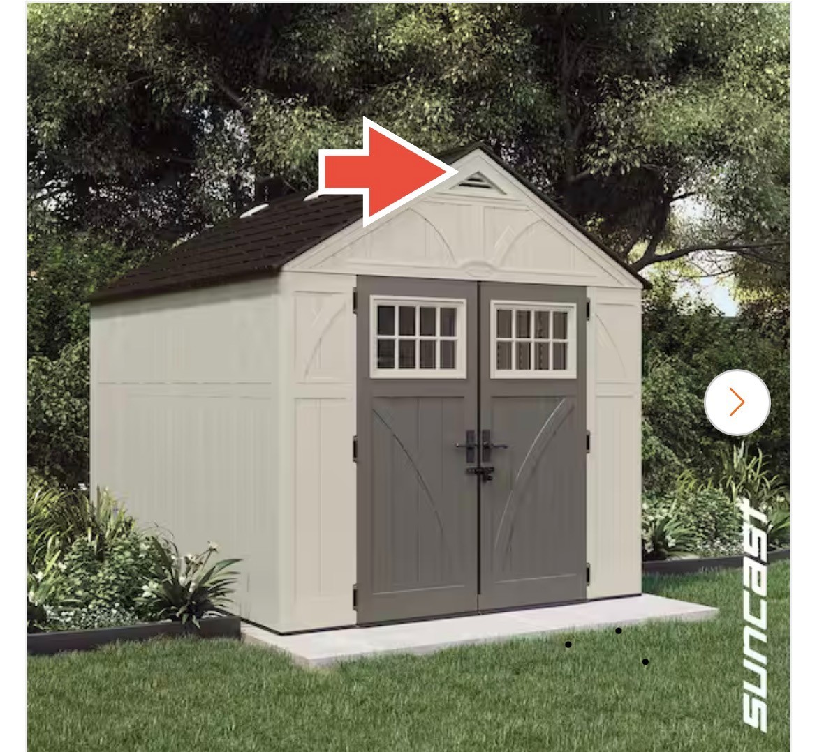 Suncast/Craftsman Shed Accessories - 2 Vent Screen Covers