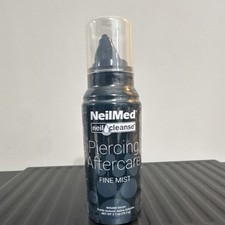 NeilMed NeilCleanse Piercing Aftercare Fine Mist Spray, Black Plastic. SMALL