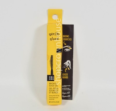 Got2b 2-In-1 Brow & Edge Gel With Brush 0.54 fl oz