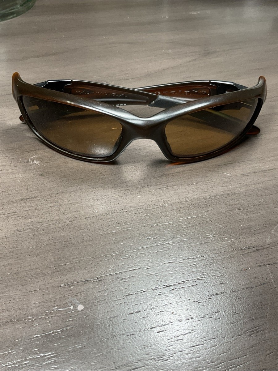 Vintage 90s Oakley Sunglasses Straight Jacket Matte Bronze Unisex USA Made