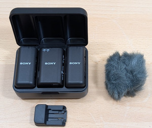 Sony ECM-W3 Compact, Dual-Channel Wireless Microphone System ECM-W3