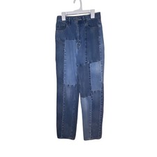 Pacsun Blue Women's Color Block Panel Boyfriend Jean size 26