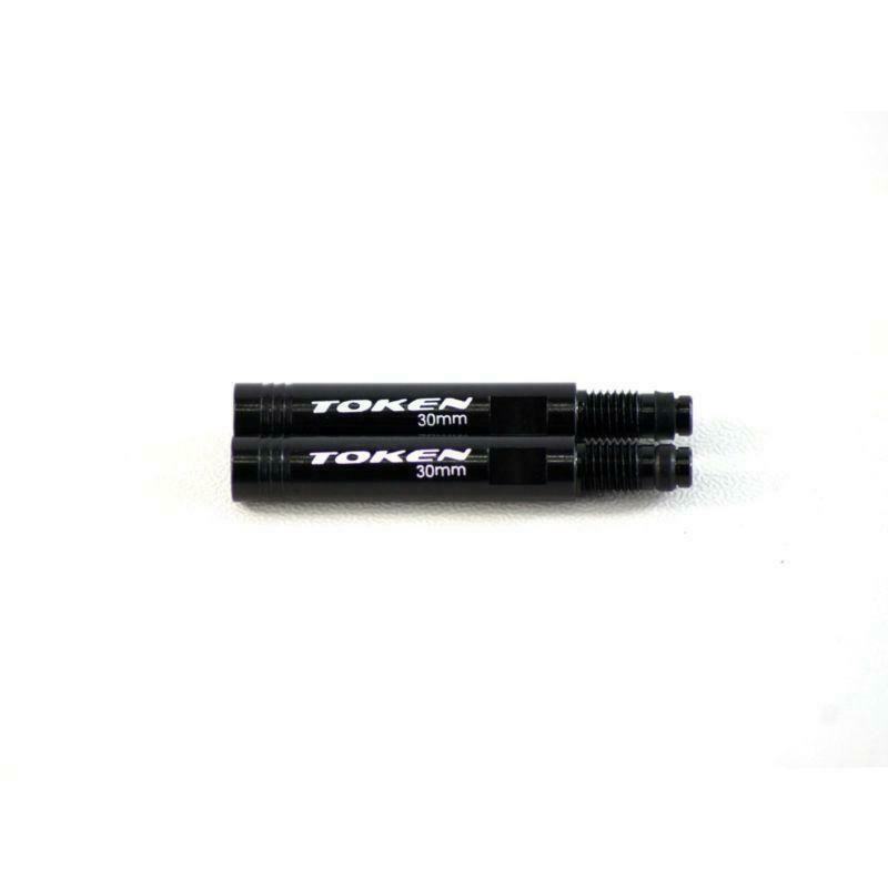 TOKEN Valve Extenders/20/30/40/50/100mm length/1pair/2PCS/Tubular/Clincher 