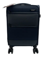 Kono 28" Softside Luggage KSK2475 - Expandable Spinner TSA - Navy