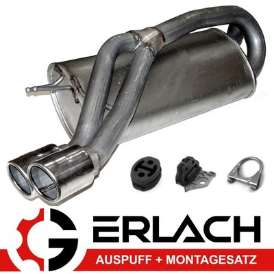 Auspuff für Fiat Bravo 1.4 1.6 1.9 / Lancia Delta III 1.4 Endschalldämpfer 5900