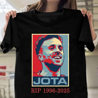 RIP Diogo Jota 1996-2025 Unisex Cotton T-shirt Football Fan Gift Merch