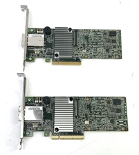 LOT 2x LSI MegaRaid MR SAS 9380-8E 8-PORT 12GB PCIE 3.0 External RAID **PULLS!