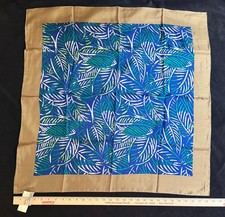 Vintage Sacha 100% Silk Scarf Tropical Design...