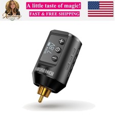 Wireless Tattoo Battery Pack, Rechargeable Cordless Tattoo Power Supply Porta...