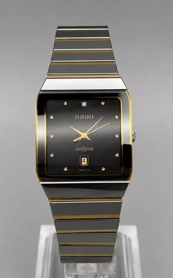 RADO DiaStar Anatom 152.0366.3.761 Herren 18K Quarz 28 mm Armband Beschädigt - Bild 1 von 4