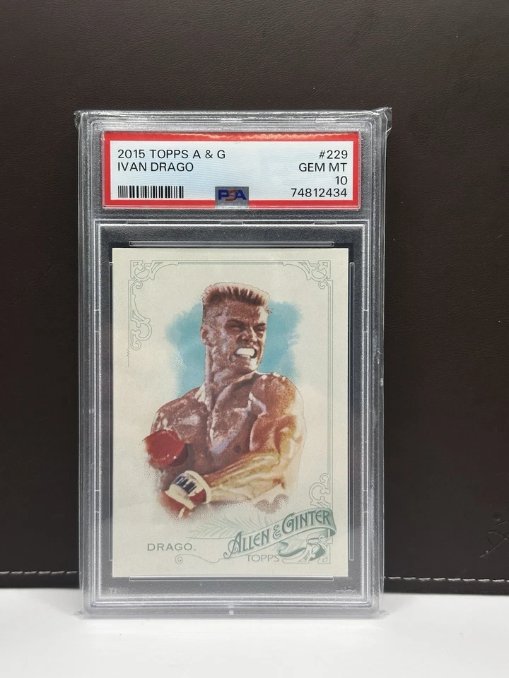 2015 Allen & Ginter’s Rocky Balboa-PSA 10s Full Set- Rocky III - One Of A Kind - Image 4 of 4