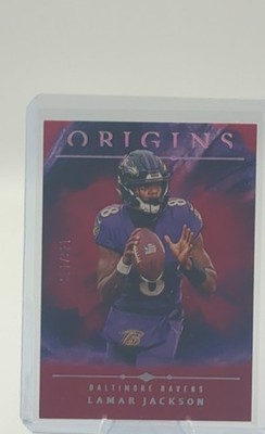 2024 Panini Origins - Lamar Jackson #70 Red /149