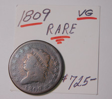 1809 Year Classic Head Large Cents (1808-1814) for sale | eBay