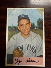 1954 Bowman Yogi Berra #161 New York Yankees Vintage HOF Baseball Card