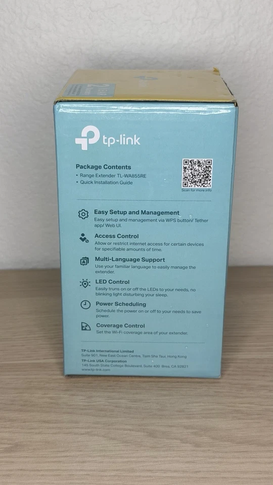 TP Link N300 2x2 MIMO WiFi Range Extender TL-WA855RE  - Image 2 of 4