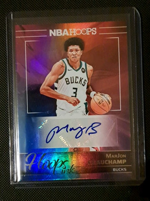 Panini Hoops Basketball 2024-25 Marjon Beauchamp Bucks #HI-MBB NBA Trading Card 
