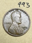 1910-S LINCOLN WHEAT CENT, low mintage date, "Fine" condition #993