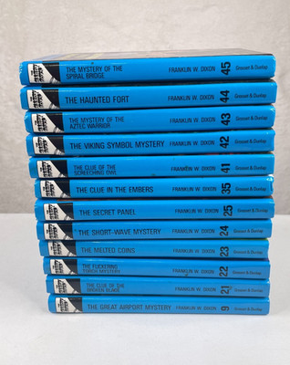 The Hardy Boys Lot of 12 Volumes 12 Hardcover Books By Franklin W. Dixon 1993,94