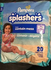  NEW Pampers Splashers Disposable Swim Pants 20 pack SMALL 13-24lb