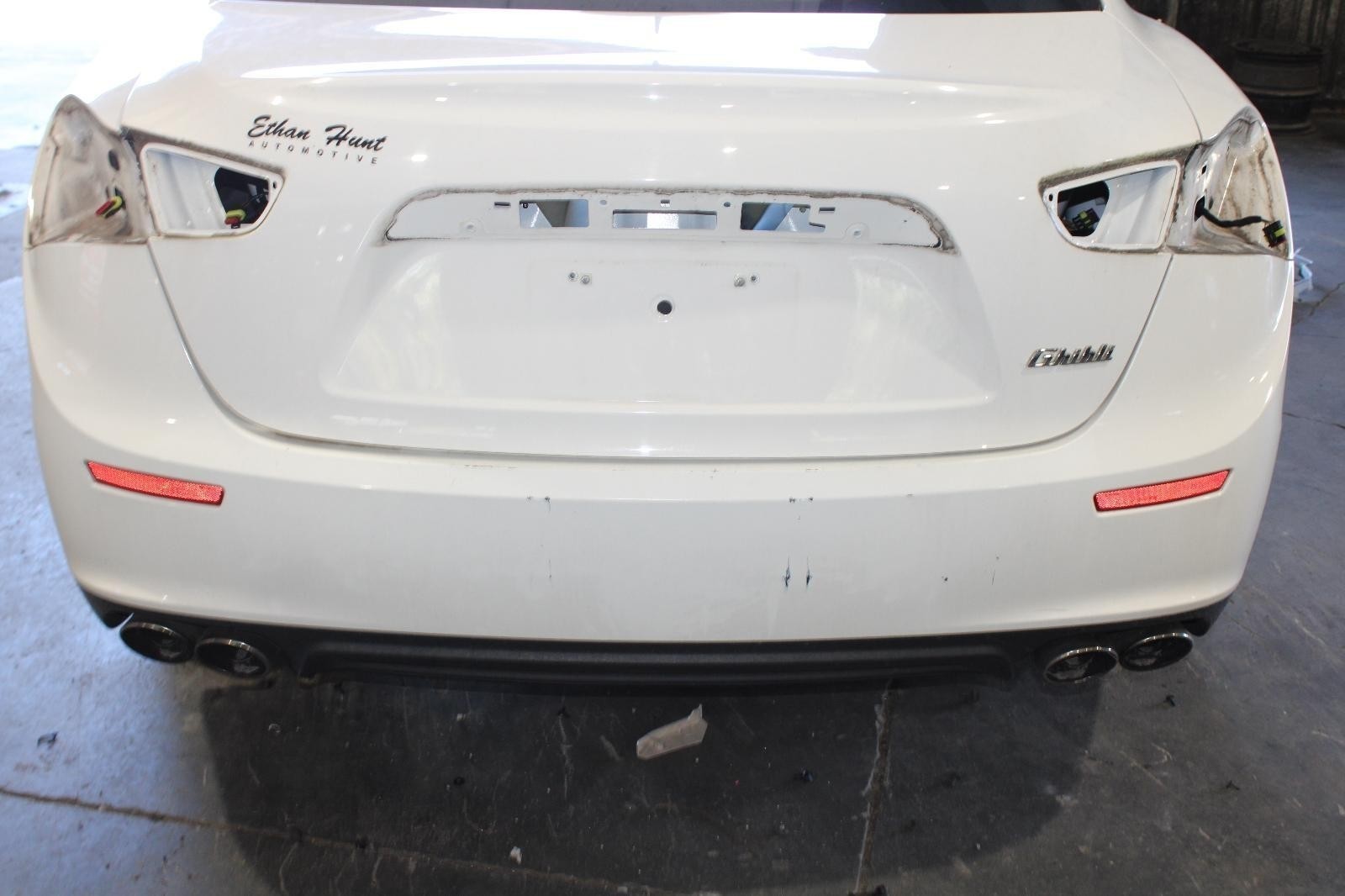 Maserati Ghibli 2014-2020 Rear Bumper panel White