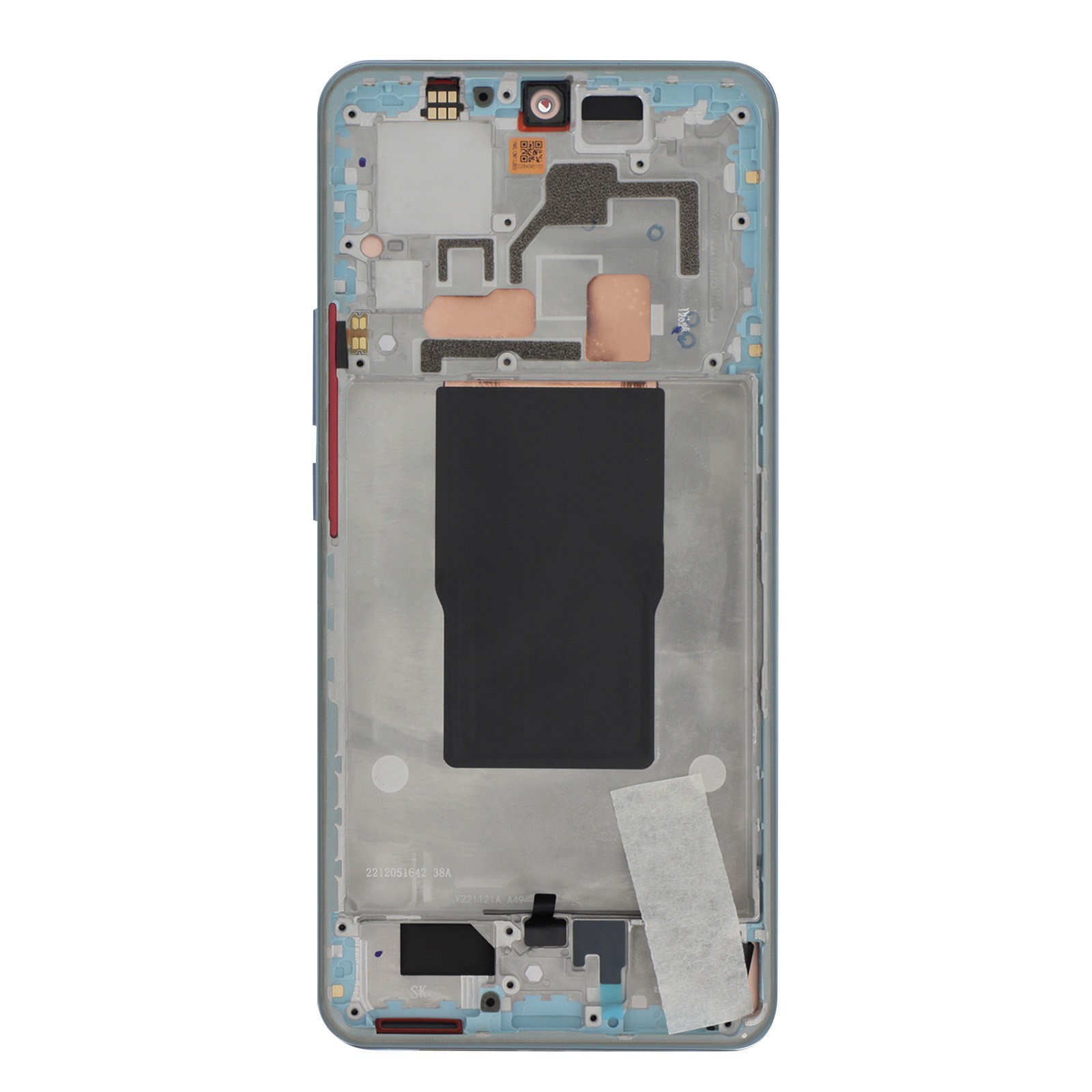 Écran pour Xiaomi 12T Pro LCD avec vitre tactile et coque de remplacement Bleu Clair