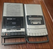 Cassette Players Panasonic, Radio Shack Lot Of 2