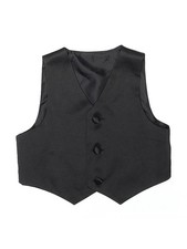 Unbranded Boys Black Tuxedo Vest 3