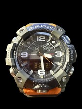 Casio G-Shock GWG-2000 Mudmaster Quad Sensor Carbon Core Guard Watch Orange Band