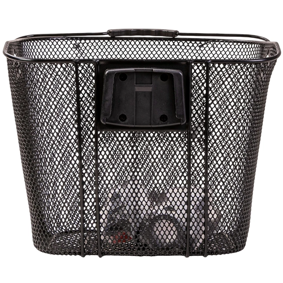 Lenker-Korb Schnell-Befestigung Fahrrad-Korb + Halterung Einkauf Fahrrad-Tasche - Bild 4 von 4