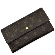 Louis Vuitton Porte Tr&eacute;sor International Monogram Wallet 2000 Vintage Authentic