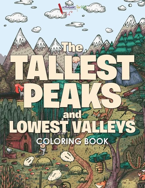 Activibooks for Kids | The Tallest Peaks And Lowest Valleys Coloring Book | Buch-image