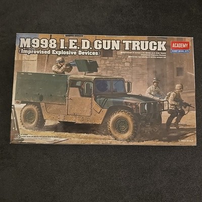 ACADEMY 13405 1/35 M998 I.E.D. GUN TRUCK Modellbausatz NEU OVP Rarität